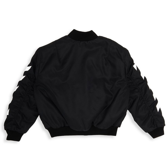 Off-White | Jackets & Coats | Nwt Offwhite Helvetica Diagonal Nylon ...